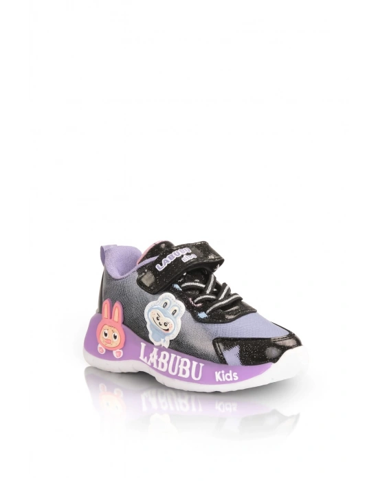 LABUBU KIZ ÇOCUK HAFİF VE ESNEK SPOR AYAKKABI 26 İLE 30 NO ARASI IŞIKLIDIR