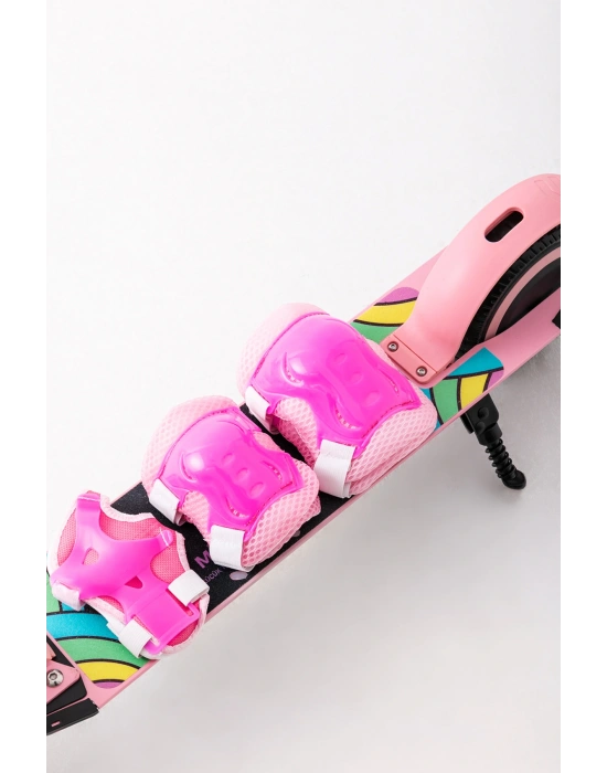 MİNİ BONİTO Çocuk Katlanabilir, LED Işıklı, Amortisörlü Elektrikli Scooter – Ayarlanabilir Direksiyonlu!”(Dizlik ve Dirseklik HEDİYEDİR)..