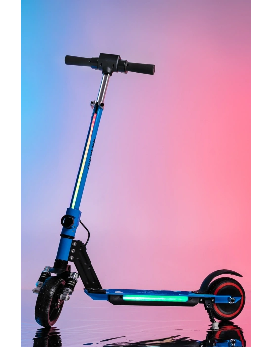 MİNİ BONİTO Çocuk Katlanabilir, LED Işıklı, Amortisörlü Elektrikli Scooter – Ayarlanabilir Direksiyonlu!”(Dizlik ve Dirseklik HEDİYEDİR)..