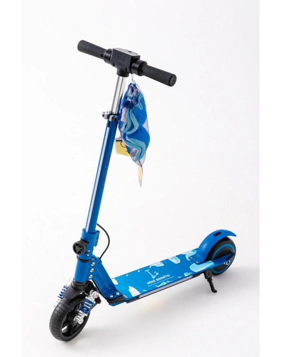 MİNİ BONİTO Çocuk Katlanabilir, LED Işıklı, Amortisörlü Elektrikli Scooter – Ayarlanabilir Direksiyonlu!”(Dizlik ve Dirseklik HEDİYEDİR)..