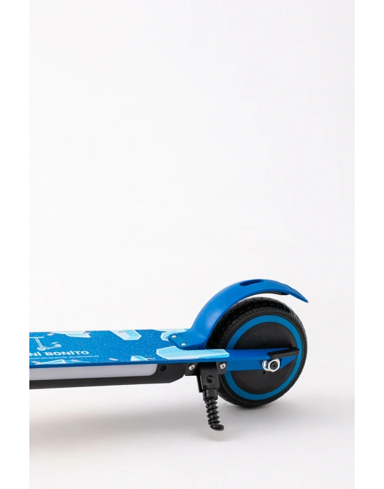 MİNİ BONİTO Çocuk Katlanabilir, LED Işıklı, Amortisörlü Elektrikli Scooter – Ayarlanabilir Direksiyonlu!”(Dizlik ve Dirseklik HEDİYEDİR)..