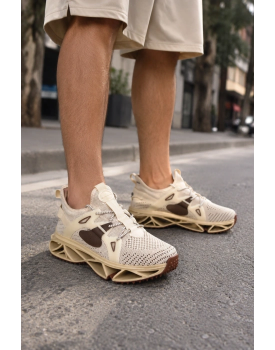 Nefes Alabilen Triko Dokusu ve Modern Tasarımıyla Erkek Sneaker