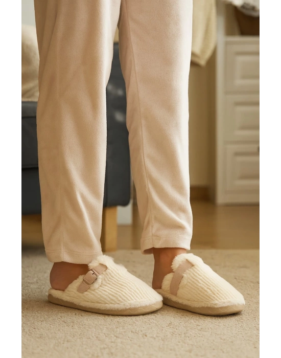 Rahat Kışlık Kadın Panduf Ev Terliği Hediyelik Çeyizlik Misafir Terliği