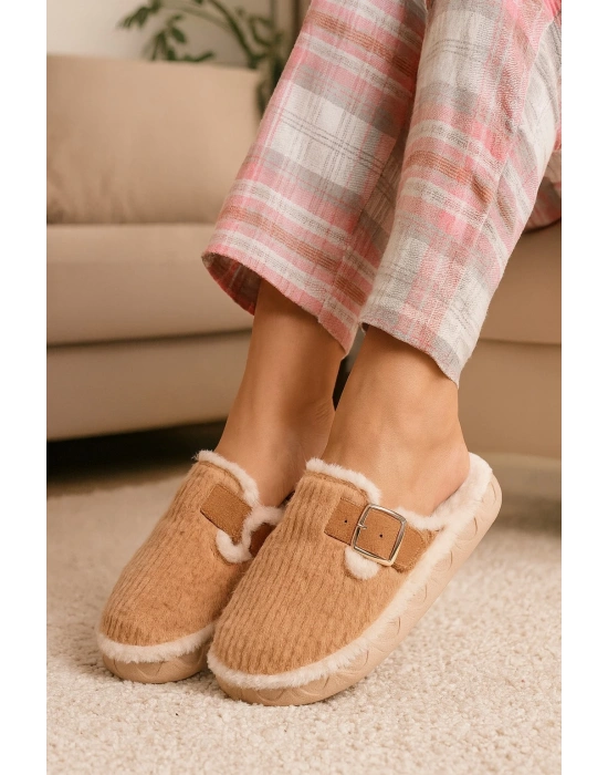 Rahat Kışlık Kadın Panduf Ev Terliği Hediyelik Çeyizlik Misafir Terliği