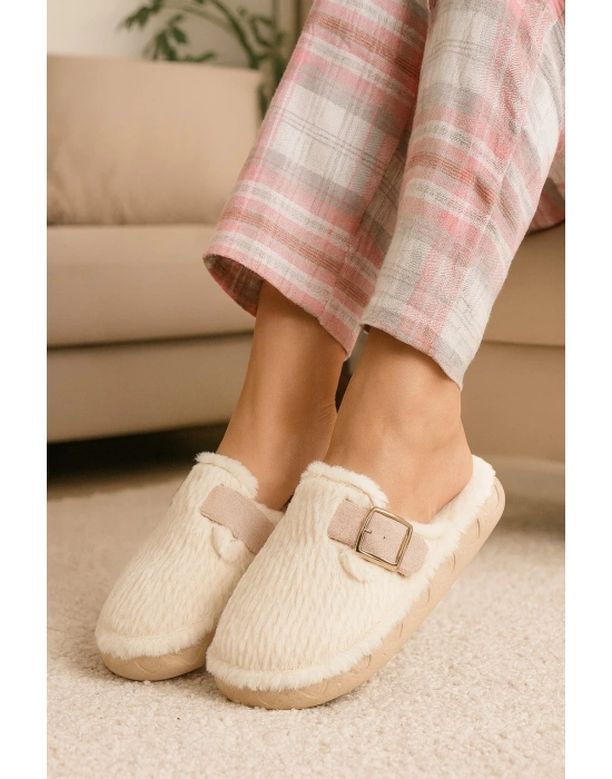 Rahat Kışlık Kadın Panduf Ev Terliği Hediyelik Çeyizlik Misafir Terliği