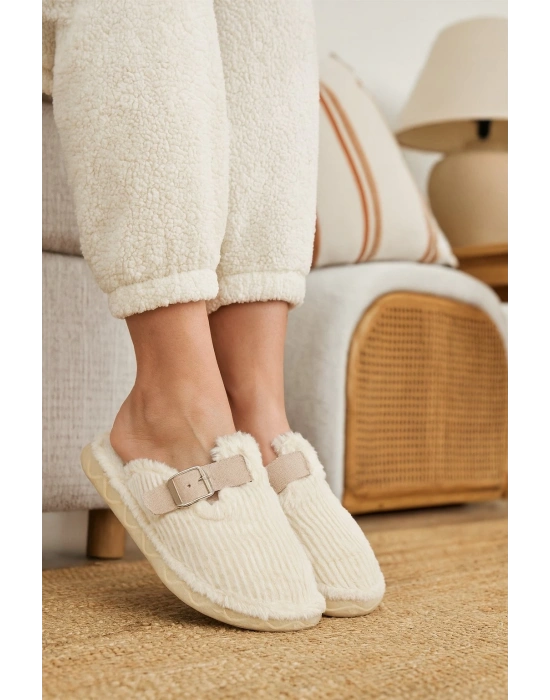 Rahat Kışlık Kadın Panduf Ev Terliği Hediyelik Çeyizlik Misafir Terliği