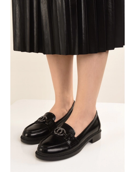 Rugan Toka Detay Kadın Loafer
