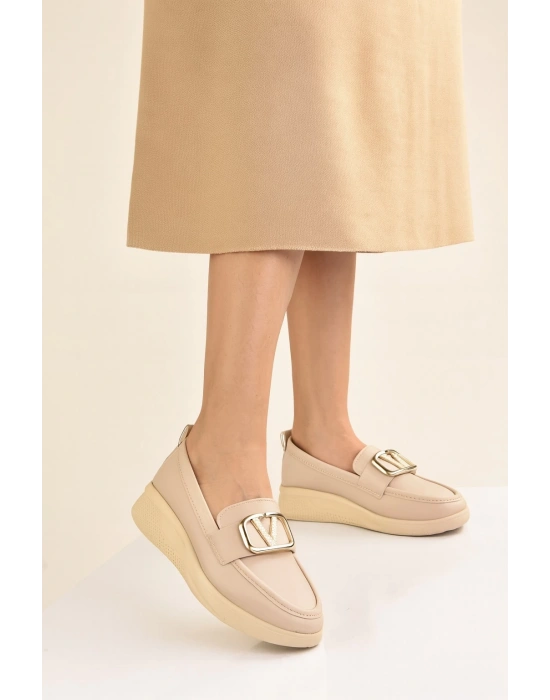 Toka Detay Kadın Loafer