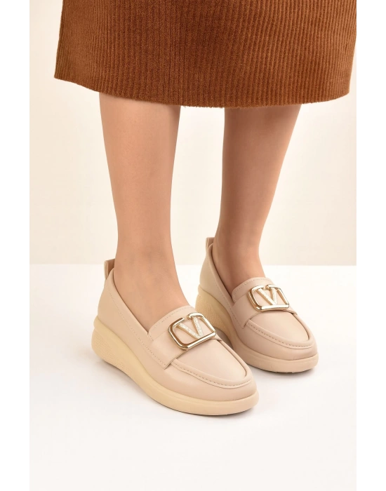 Toka Detay Kadın Loafer