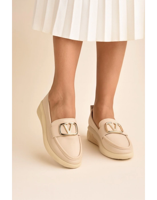 Toka Detay Kadın Loafer