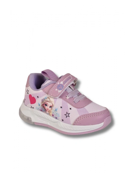 Unisex Bebe Çoçuk Cilt Işıklı Spo Ayakkabı