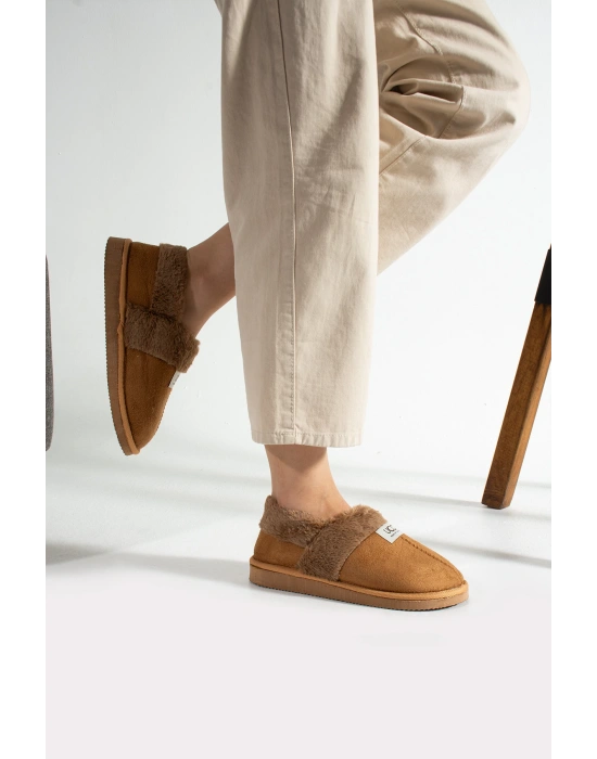 Unisex Içi Yünlü Kışlık Panduf- Eva Taban Ev Botu- Ayakkabısı