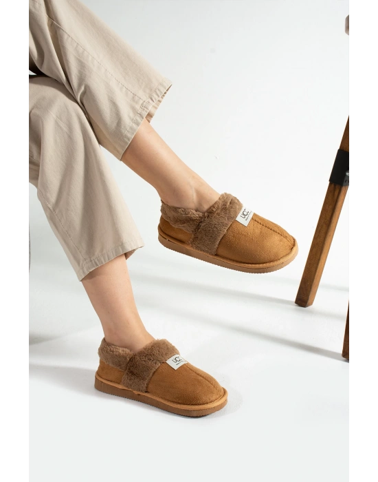 Unisex Içi Yünlü Kışlık Panduf- Eva Taban Ev Botu- Ayakkabısı