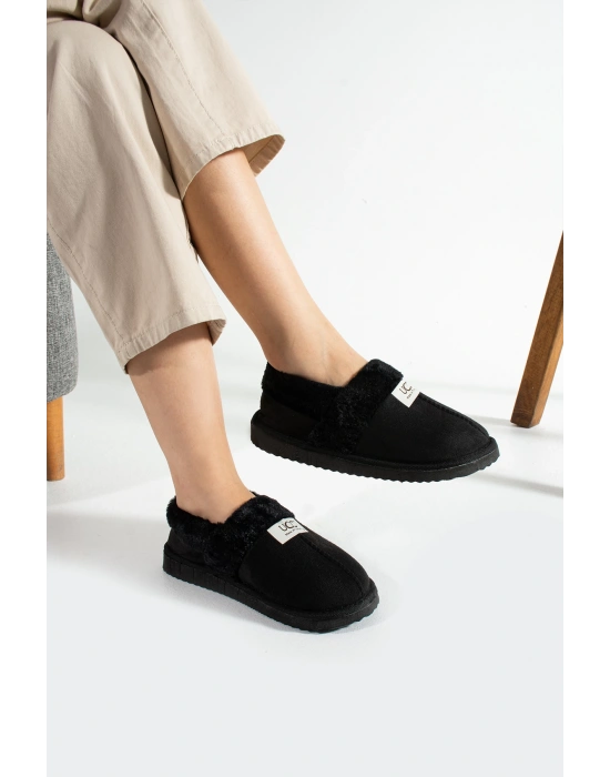 Unisex Içi Yünlü Kışlık Panduf- Eva Taban Ev Botu- Ayakkabısı