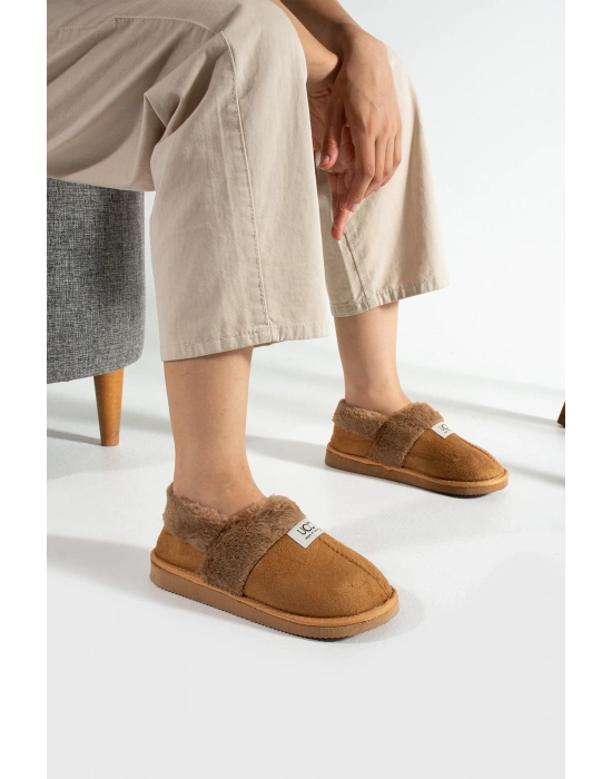 Unisex Içi Yünlü Kışlık Panduf- Eva Taban Ev Botu- Ayakkabısı