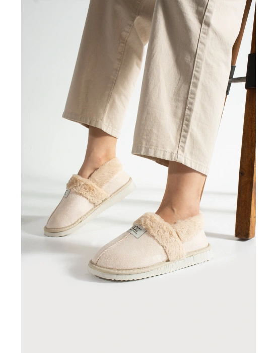 Unisex Içi Yünlü Kışlık Panduf- Eva Taban Ev Botu- Ayakkabısı