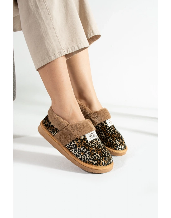 Unisex Içi Yünlü Kışlık Panduf- Eva Taban Ev Botu- Ayakkabısı