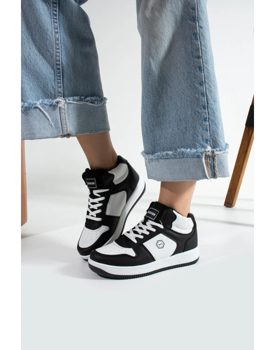 Unisex Rahat Kalıp Boğazlı Ortopedik Taban Sneakers