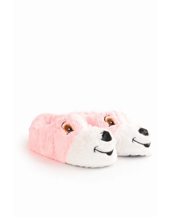 Unisex Yetişkin Köpek Figürlü Peluş Panduf Ev Pandufu Ev Botu