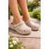 Kadın Delikli Konfor Sabo Terlik – Tokalı Bantlı