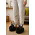 Kadın Hayvanlı Kışlık Peluş Tavşan Panduf Ev Terliği