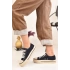Kısa Keten Bağcıklı Spor Ayakkabı Sneaker