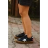 Sstar Beyaz Gümüş Kız Çocuk Cırtlı Bantlı Sneaker Spor Ayakkabı