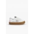 Sstar Beyaz Gümüş Kız Çocuk Cırtlı Bantlı Sneaker Spor Ayakkabı