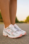 Günlük Unisex Beyaz Sneaker Kaymaz Yüksek Taban Desenli Triko Bağcıklı Koşu Spor Ayakkabı