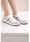 Unisex Günlük Spor Ayakkabı Bağcıklı Şerit Detaylı Sneaker