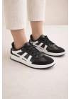 Unisex Günlük Spor Ayakkabı Bağcıklı Şerit Detaylı Sneaker