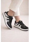 Unisex Günlük Spor Ayakkabı Bağcıklı Şerit Detaylı Sneaker