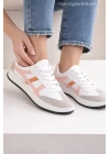 Unisex Günlük Spor Ayakkabı Bağcıklı Şerit Detaylı Sneaker
