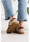 Kadın Düşük Bilek Bağcıklı Sneaker