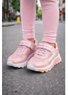Kız Çocuk Desenli Simli Günlük Sneaker Ayakkabı