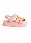 Kız Erkek Çocuk Sandalet Sevimli Figürlü Cırtlı Yazlık Ayakkabı