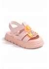 Kız Erkek Çocuk Sandalet Sevimli Figürlü Cırtlı Yazlık Ayakkabı
