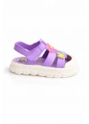 Kız Erkek Çocuk Sandalet Sevimli Figürlü Cırtlı Yazlık Ayakkabı
