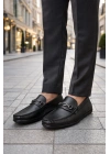 Erkek Siyah Deri Loafer Ayakkabı – Şık ve Rahat Günlük/Klasik Model