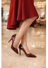 Kadın Sivri Burun Stiletto Topuklu Ayakkabı