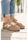 Unisex Çoçuk Süet Günlük Kullanım Cırtlı Sneakers