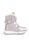 Dayanıklı, Su Geçirmez, Ortopedik, Cırtlı, Bej Kız Çocuk Kar Botu Ayakkabı