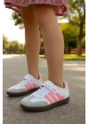 Günlük Unisex Çocuk Sneaker Bağcıklı Hafif Kaymaz Taban Ayakkabı