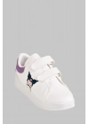 Kuromi Baskılı Cırtlı Kız Çocuk Spor Ayakkabı Sneaker