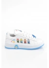 Labubu Baskılı Bağçıklı Kız Çocuk Spor Ayakkabı Sneaker(KOL SAATİ HEDİYELİ )