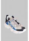 Lastik Bağcıklı Ortopedik Sararmaz Taban Ve Cırtlı Çocuk Sneaker Ayakkabı
