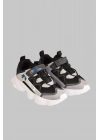 Lastik Bağcıklı Ortopedik Sararmaz Taban Ve Cırtlı Çocuk Sneaker Ayakkabı