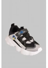 Lastik Bağcıklı Ortopedik Sararmaz Taban Ve Cırtlı Çocuk Sneaker Ayakkabı