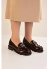 Rugan Toka Detay Kadın Loafer