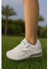 Unisex Çocuk Cırtlı Bağcıklı Sneaker Günlük Spor Ayakkabı